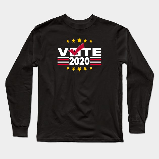 Vote 2020 Biden Trump Long Sleeve T-Shirt by Netcam